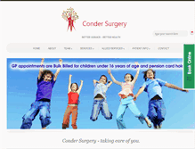 Tablet Screenshot of condersurgery.com